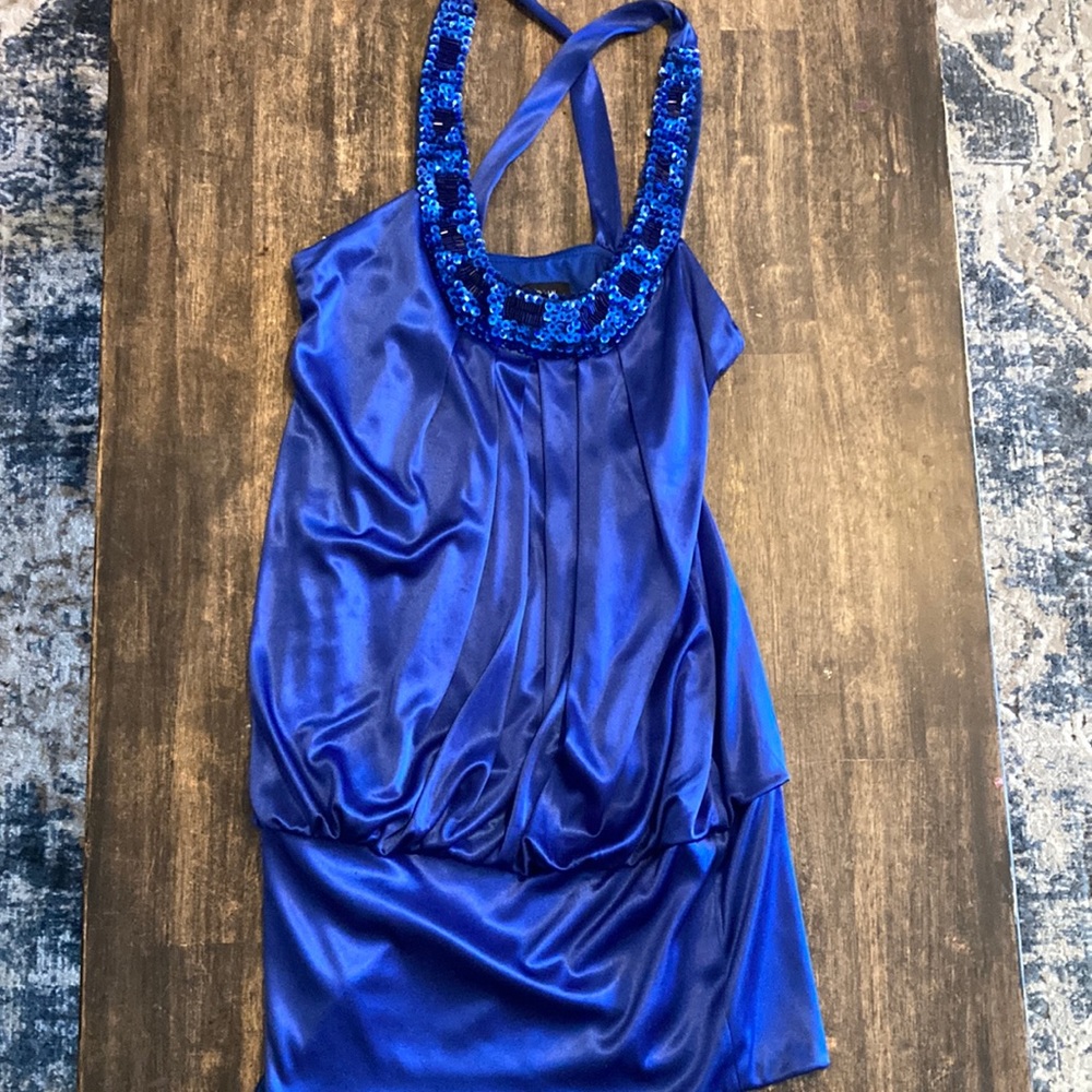 Sexy Blue body on dress